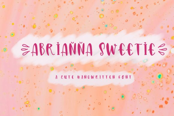 Abrianna Sweetie: A Playful Handwritten Font for Editorial Charm