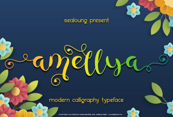 Amellya: A Handwritten Font for Elegant Web Design