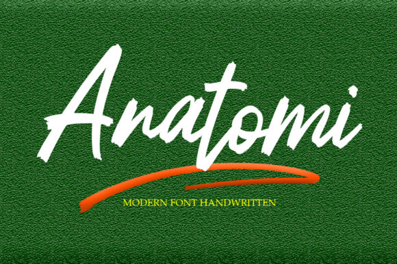 Anatomi: A Handwritten Font for Elegant Web Design