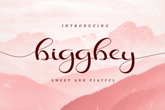 Biggbey: A Sweet, Round Handwritten Font for Editorial Design