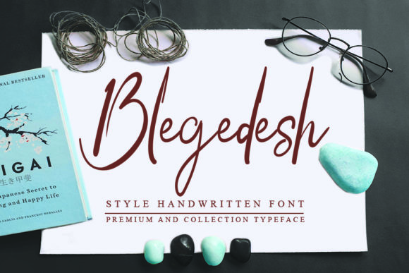 Blegedesh: A Handwritten Font for Elegant Web Design