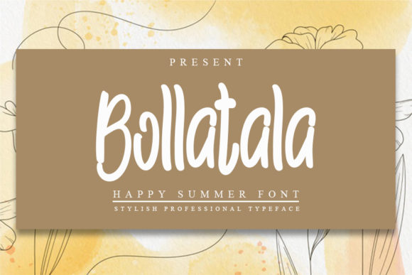 Boost Your Campaign with Bollatala: A Sweet and Friendly Font