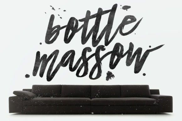Bottle Massow: A Quirky Handwritten Font for Creative Branding
