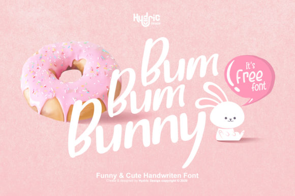 Bum Bum Bunny: A Sweet and Flowing Font for Creative Campaigns