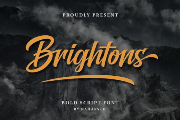 Charming and Elegant Brightons Font for Crafters