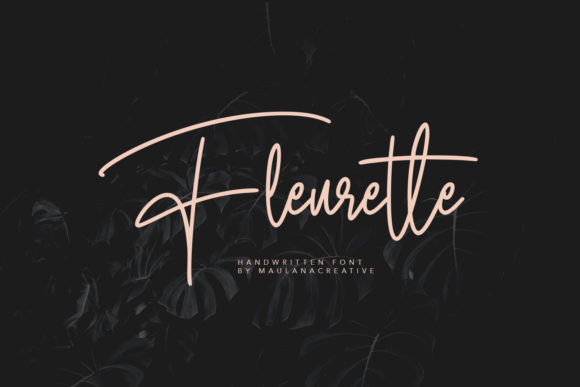 Discover Fleurette: A Versatile Handwritten Font for Creative Projects