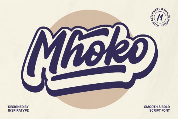 Discover Mhoko: A Charming and Elegant Font for Crafters