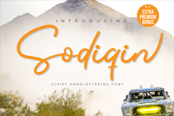 Discover the Charm of Sodiqin: A Perfect Handwritten Font