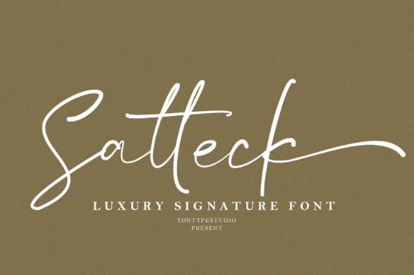 Discover the Elegance of Satteck: A Perfect Font for Makers