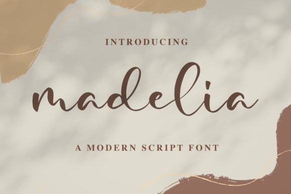 Elegant and Flowing: Madelia Font for Brand Design