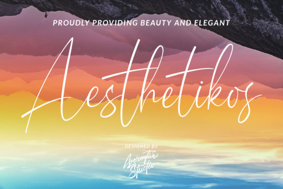 Elevate Your Brand with Aesthetikos: The Perfect Script Font
