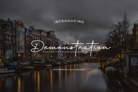 Elevate Your Brand with Demonstration: A Timeless Handwritten Font