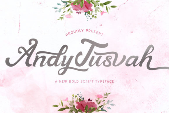 Elevate Your Craft with Andy Tusvah: A Timeless Handwritten Font