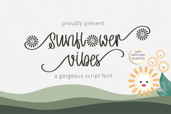 Elevate Your Web Design with Sunflower Vibes Font