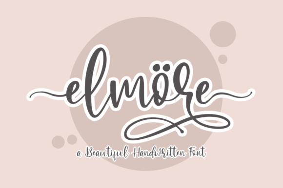 Elmore: A Script Font with Elegant Versatility