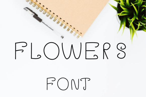 Flowers: A Handwritten Font for Elegant Editorial Design