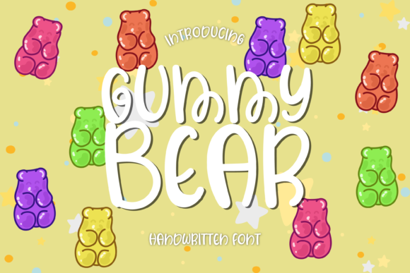 Gummy Bear: A Playful Handwritten Font for Editorial Charm