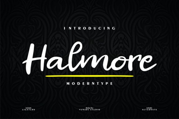 Halmore: Elevate Your Campaigns with This Elegant Script Font