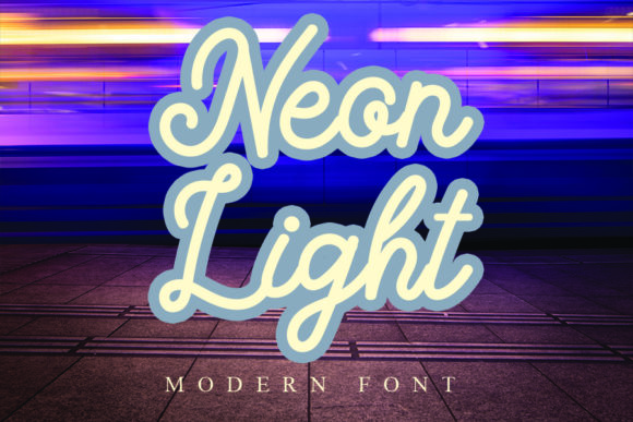 Neon Light: Elevate Your Brand with a Premium Handwritten Font