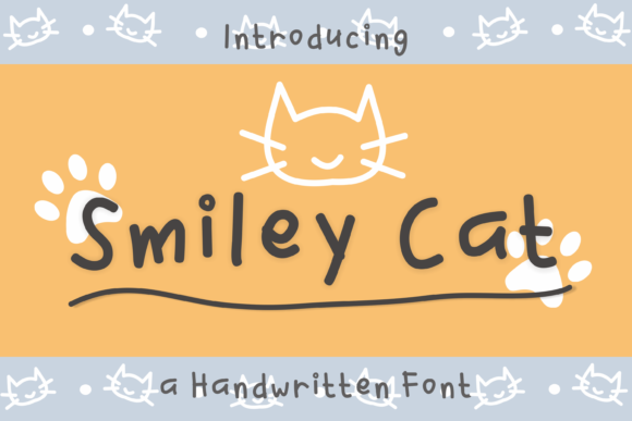 Smiley Cat: A Friendly Handwritten Font for Engaging Design