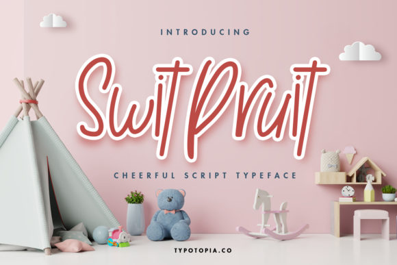 Swit Pruit: A Charming Handwritten Font for Web Design