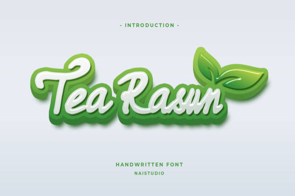 Tea Rasun: A Handwritten Font for Elegant Web Design