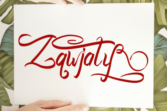 Zawjaty: Elevate Your Brand with This Elegant Script Font